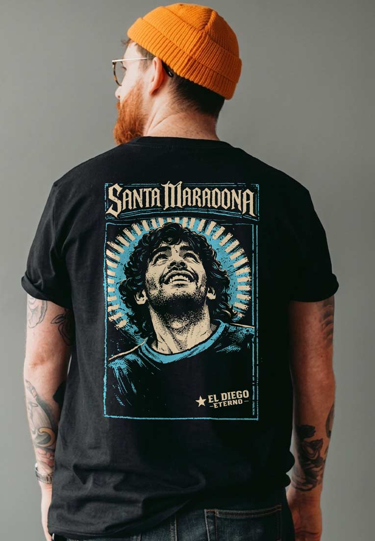 Remera Santa Maradona